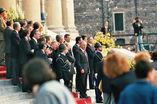 Papa Giovanni Paolo II - Verona (negativo) di Ceolin, Elio (ultimo quarto sec. XX)