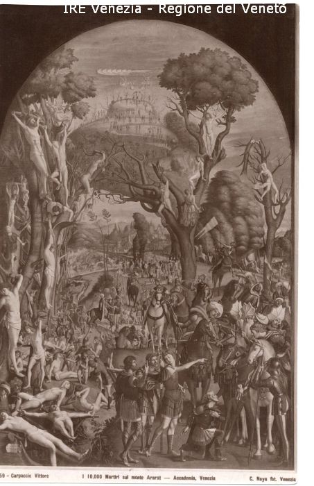 Documentazione storico-artistica, sec. XV (positivo) di Carpaccio, Vittore, Naya, Stabilimento (Stabilimento) (fine/inizio 19/ 20)