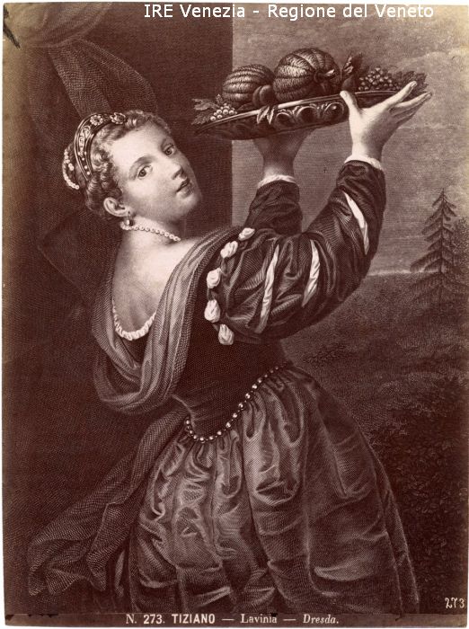 Stampe: personaggi mitologici, ritratti femminili  di Vecellio, Tiziano, Anonimo (fine/inizio XIX/ XX)