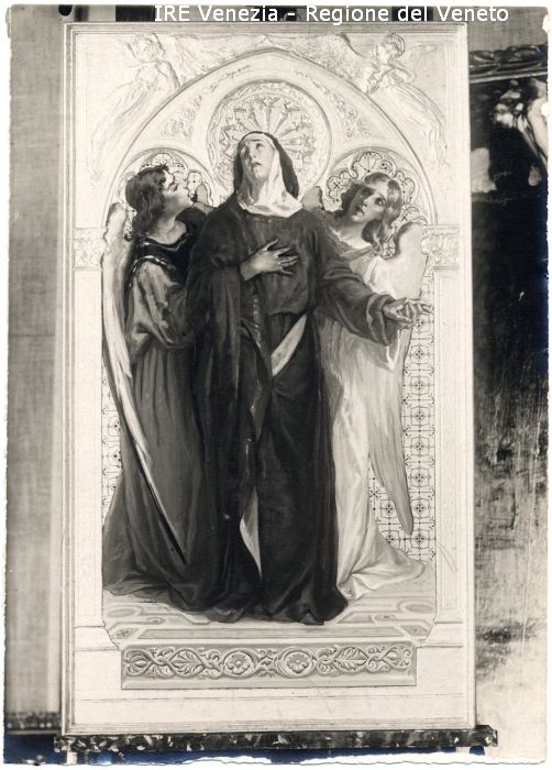 Santa sorretta da due angeli  di Filippi, Tomaso (primo quarto XX)