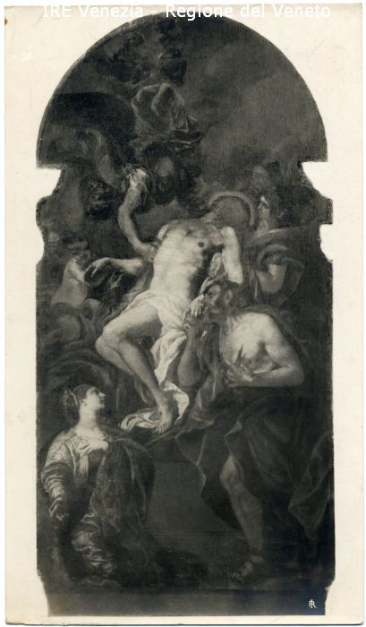 Loth, Carl, "Cristo deposto con l'apostolo S. Bartolomeo e S. Caterina d'Alessandria"  di Loth, Johann Carl, Filippi, Tomaso (primo quarto XX)