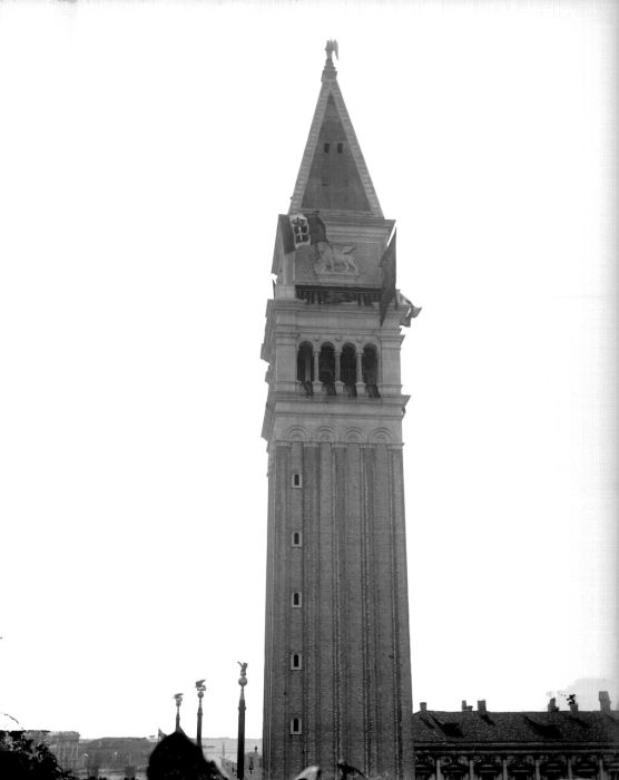 Venezia, campanile di San Marco durante l'inaugurazione  di Filippi, Tomaso (XX)