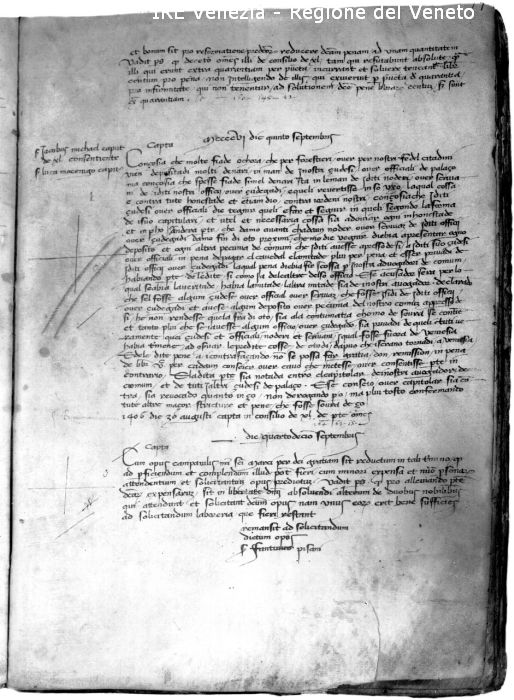 Venezia, riproduzione di manoscritto  di Filippi, Tomaso (XX)