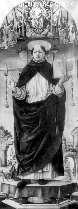 Venezia, riproduzione dipinto, pittore n.c., "San Tommaso"  di Filippi, Tomaso (XX)