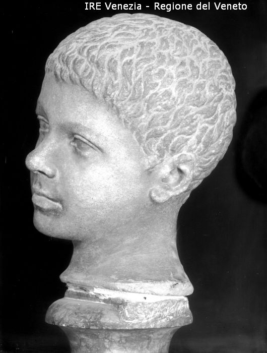 Venezia, Museo Archeologico in palazzo Ducale, testa di fanciullo  di Filippi, Tomaso (XX)