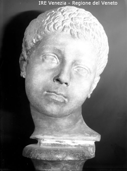 Venezia, Museo Archeologico in palazzo Ducale, testa di fanciullo  di Filippi, Tomaso (XX)