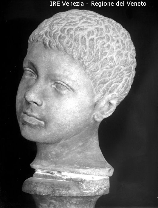 Venezia, Museo Archeologico in palazzo Ducale, testa di fanciullo  di Filippi, Tomaso (XX)