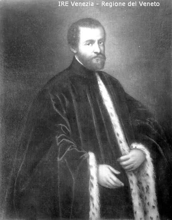 Malcontenta, villa Foscari, riproduzione dipinto, ritratto  di Filippi, Tomaso (XX)