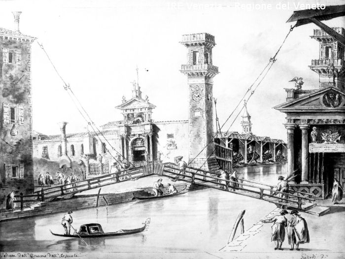 Venezia, Museo Civico, riproduzione disegno di Francesco Guardi  di Filippi, Tomaso (XX)