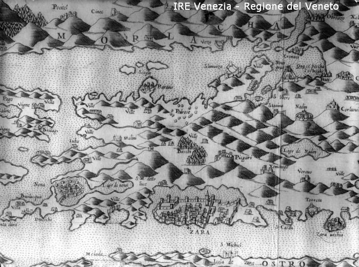 Venezia, Museo Civico, riproduzione pianta di Zara  di Filippi, Tomaso (XX)