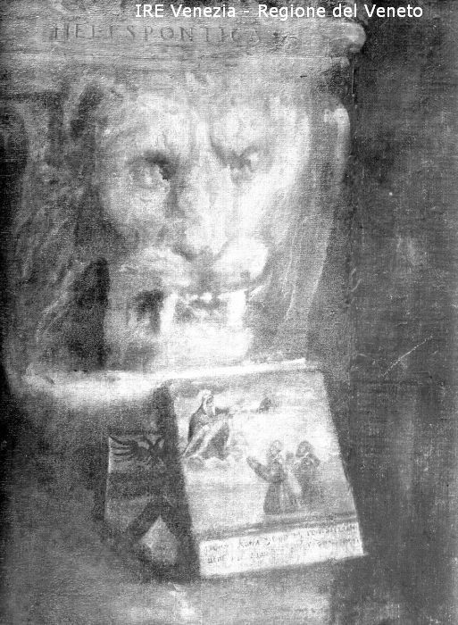 Venezia, Gallerie dell'Accademia, riproduzione dipinto, Tiziano, "La pietà", particolare  di Filippi, Tomaso (XX)