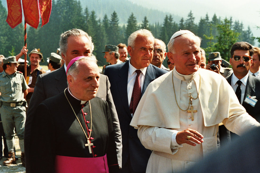 Papa Giovanni Paolo II - Val Visdende (negativo) di Ceolin, Elio (ultimo quarto sec. XX)