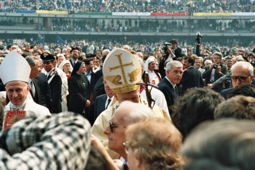 Papa Giovanni Paolo II - Verona (negativo) di Ceolin, Elio (ultimo quarto sec. XX)