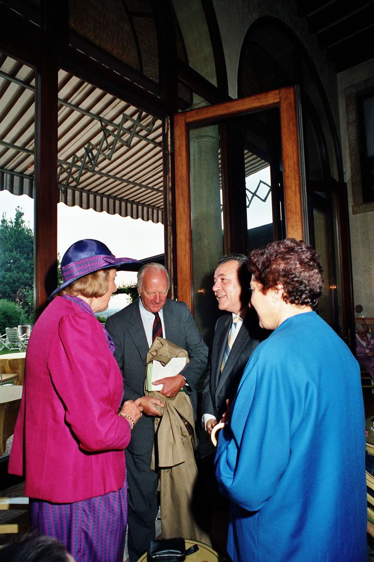 Hotel Villa Cipriani - Visita Regina Madre - Asolo (negativo) di Ceolin, Elio (ultimo quarto sec. XX)