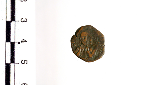 moneta - mezzo tetarteron (sec. XII d.C.)