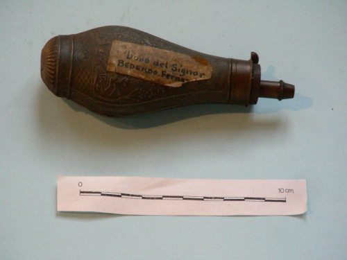 Fiasca da polvere (prima metà sec. XIX)