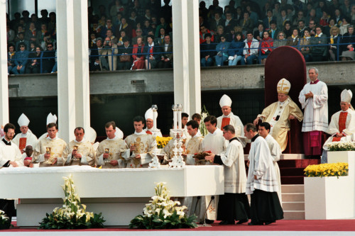 Papa Giovanni Paolo II - Verona (negativo) di Ceolin, Elio (ultimo quarto sec. XX)