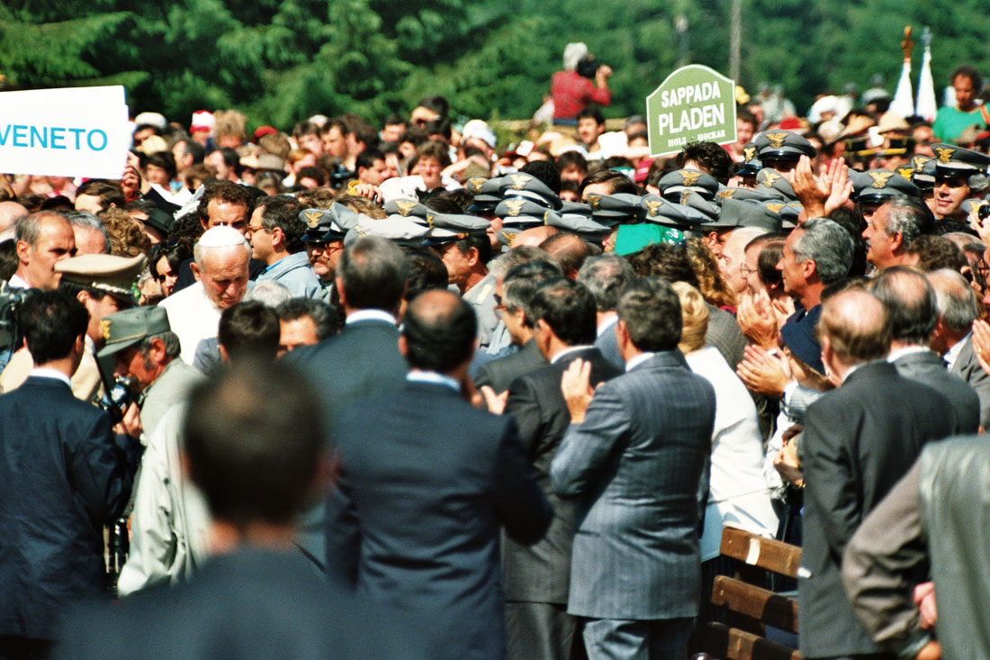 Papa Giovanni Paolo II - Val Visdende (negativo) di Ceolin, Elio (ultimo quarto sec. XX)