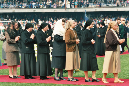 Papa Giovanni Paolo II - Verona (negativo) di Ceolin, Elio (ultimo quarto sec. XX)