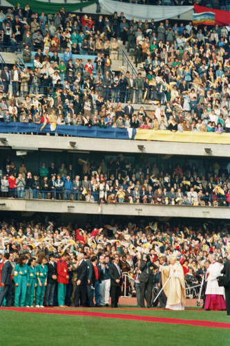 Papa Giovanni Paolo II - Verona (negativo) di Ceolin, Elio (ultimo quarto sec. XX)