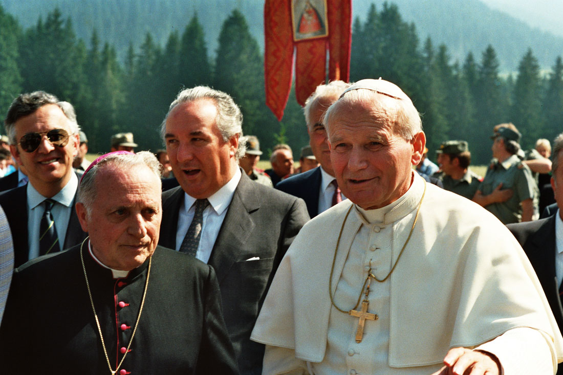 Papa Giovanni Paolo II - Val Visdende (negativo) di Ceolin, Elio (ultimo quarto sec. XX)