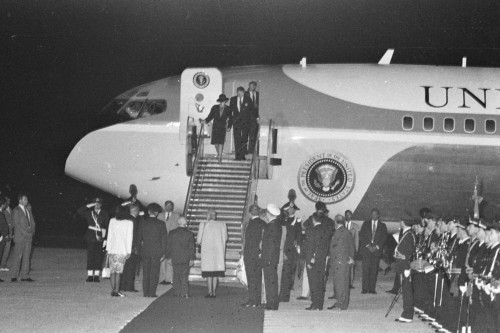 Presidente Ronald Reagan - Venezia (negativo) di Ceolin, Elio (studio fotografico) (ultimo quarto XX)