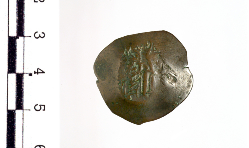 moneta - aspron trachy (secc. XI-XII d.C.)