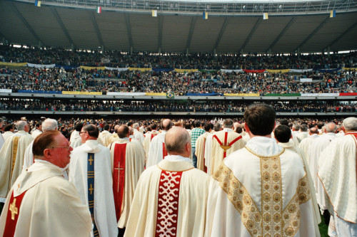 Papa Giovanni Paolo II - Verona (negativo) di Ceolin, Elio (ultimo quarto sec. XX)