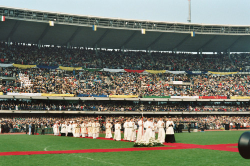 Papa Giovanni Paolo II - Verona (negativo) di Ceolin, Elio (ultimo quarto sec. XX)