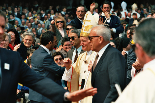 Papa Giovanni Paolo II - Verona (negativo) di Ceolin, Elio (ultimo quarto sec. XX)