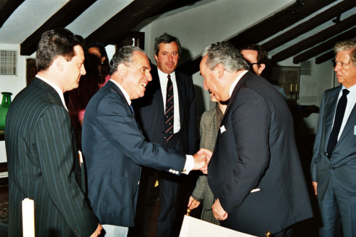 Carlo Bernini - Vertice Economico - Venezia - 1987 (negativo) di Ceolin, Elio (studio fotografico) (ultimo quarto XX)
