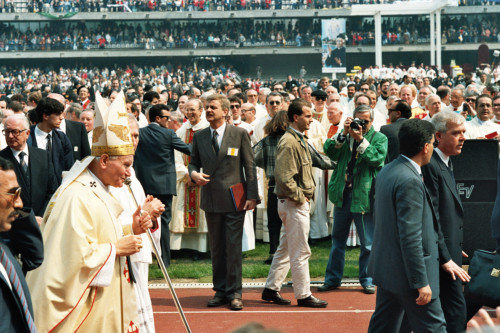 Papa Giovanni Paolo II - Verona (negativo) di Ceolin, Elio (ultimo quarto sec. XX)