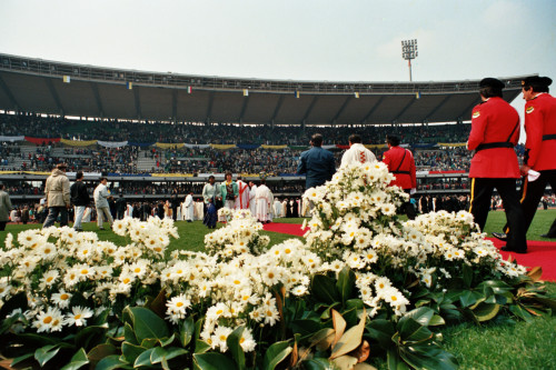Papa Giovanni Paolo II - Verona (negativo) di Ceolin, Elio (ultimo quarto sec. XX)