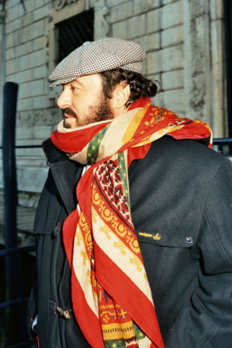 Luciano Pavarotti - primo piano - Venezia (negativi) di Ceolin, Elio (ultimo quarto sec. XX)