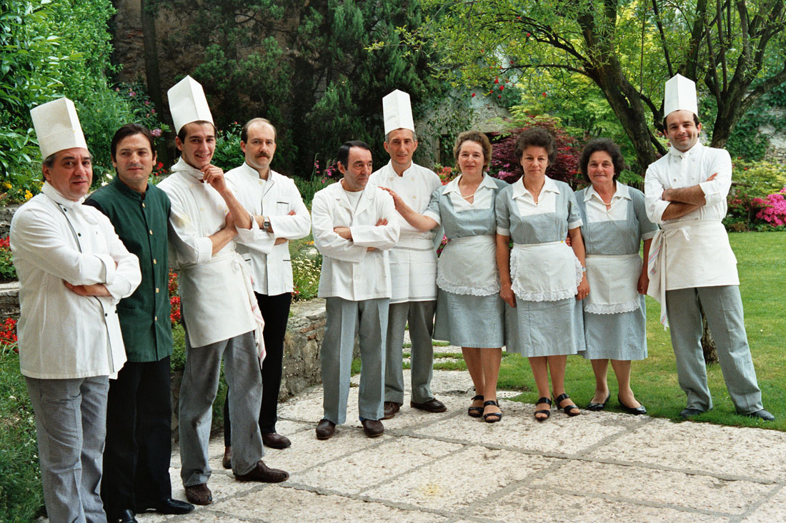 Hotel Villa Cipriani - Visita Regina Madre - Asolo (negativo) di Ceolin, Elio (ultimo quarto sec. XX)