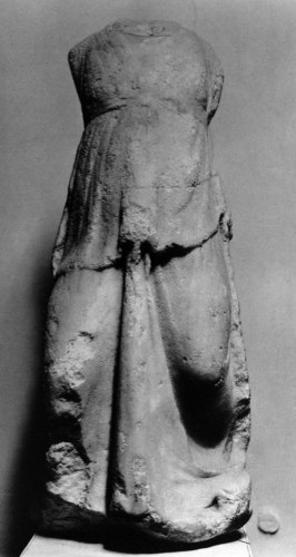 Nike (statuetta femminile, statuetta femminile di Nike) - ambito culturale greco/ età ellenistica/ indirizzo barocco della tradizione microasiatica (seconda metà sec. III a.C.)