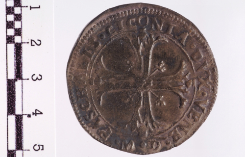 moneta - scudo (terzo quarto sec. XVI d.C.)