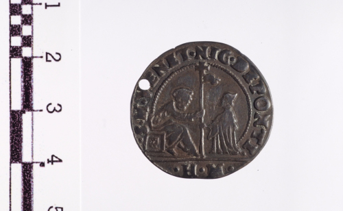 moneta - ottavo di scudo (terzo quarto sec. XVI d.C.)