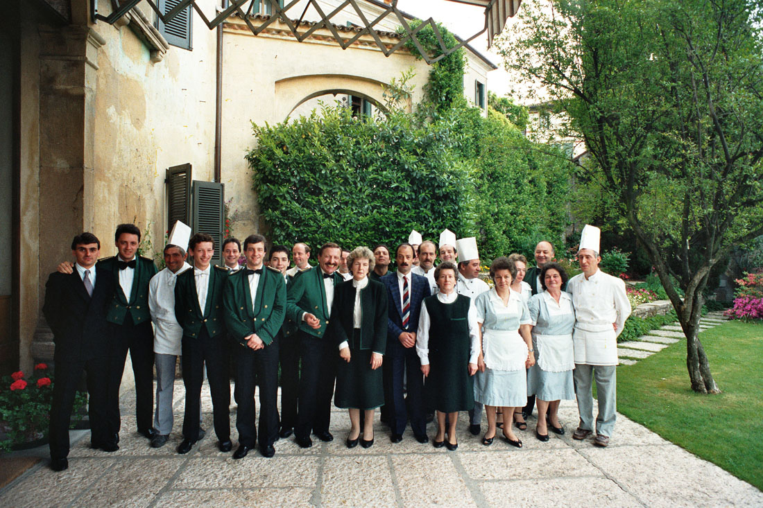 Hotel Villa Cipriani - Visita Regina Madre - Asolo (negativo) di Ceolin, Elio (ultimo quarto sec. XX)