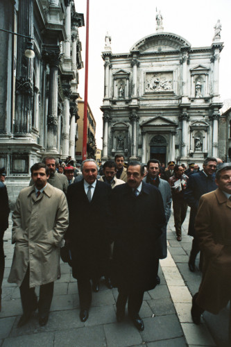 Raùl Ricardo Alfonsin - Carlo Bernini - Venezia (negativo) di Ceolin, Elio (studio fotografico) (ultimo quarto XX)