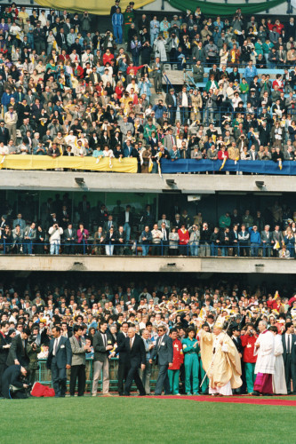 Papa Giovanni Paolo II - Verona (negativo) di Ceolin, Elio (ultimo quarto sec. XX)