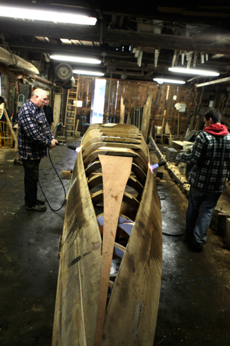 Torcitura a caldo del #sercio#della gondola -  (tecniche)