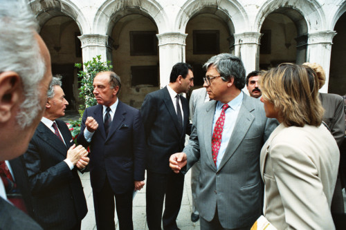 Nereo Laroni - Palazzo Ducale <Venezia> - Cortile (negativo) di Ceolin, Elio (ultimo quarto sec. XX)