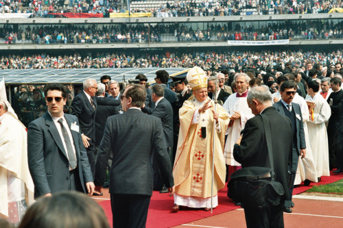 Papa Giovanni Paolo II - Verona (negativo) di Ceolin, Elio (ultimo quarto sec. XX)