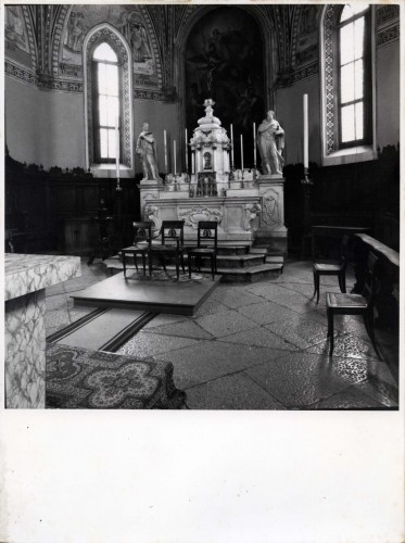 Altare maggiore - Chiesa Arcipretale di San Floriano in Pieve di Zoldo (positivo) di Alpago Novello, Adriano (metà XX)