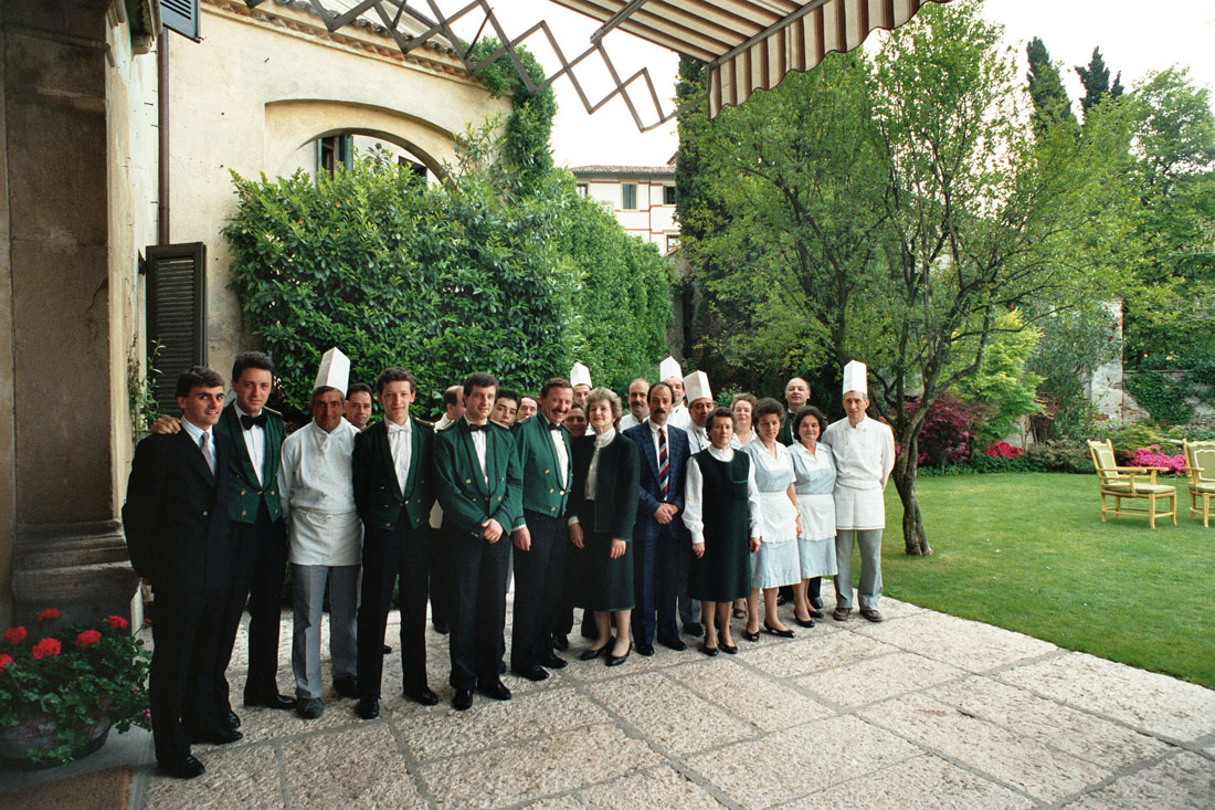 Hotel Villa Cipriani - Visita Regina Madre - Asolo (negativo) di Ceolin, Elio (ultimo quarto sec. XX)
