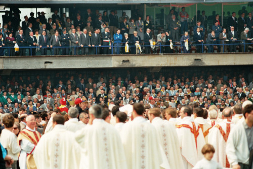 Papa Giovanni Paolo II - Verona (negativo) di Ceolin, Elio (ultimo quarto sec. XX)
