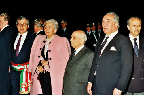 Presidente Ronald Reagan - Venezia (negativo) di Ceolin, Elio (studio fotografico) (ultimo quarto XX)