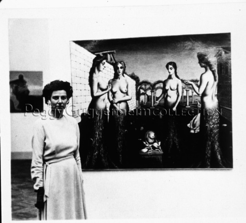 Delvaux, Paul - "L'aurora (L'Aurora)" - 1937 (PG 103) (diapositiva) di Anonimo (XXI)