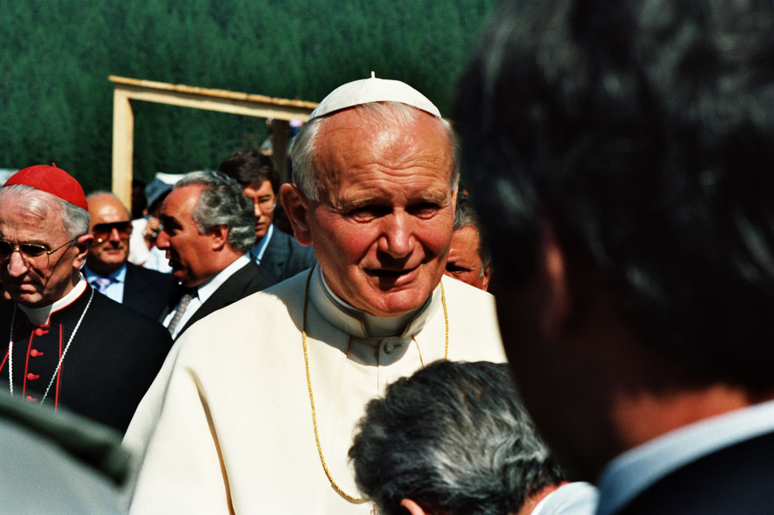 Papa Giovanni Paolo II - Val Visdende (negativo) di Ceolin, Elio (ultimo quarto sec. XX)